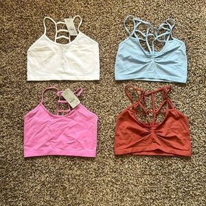 Lot of 4 bralettes